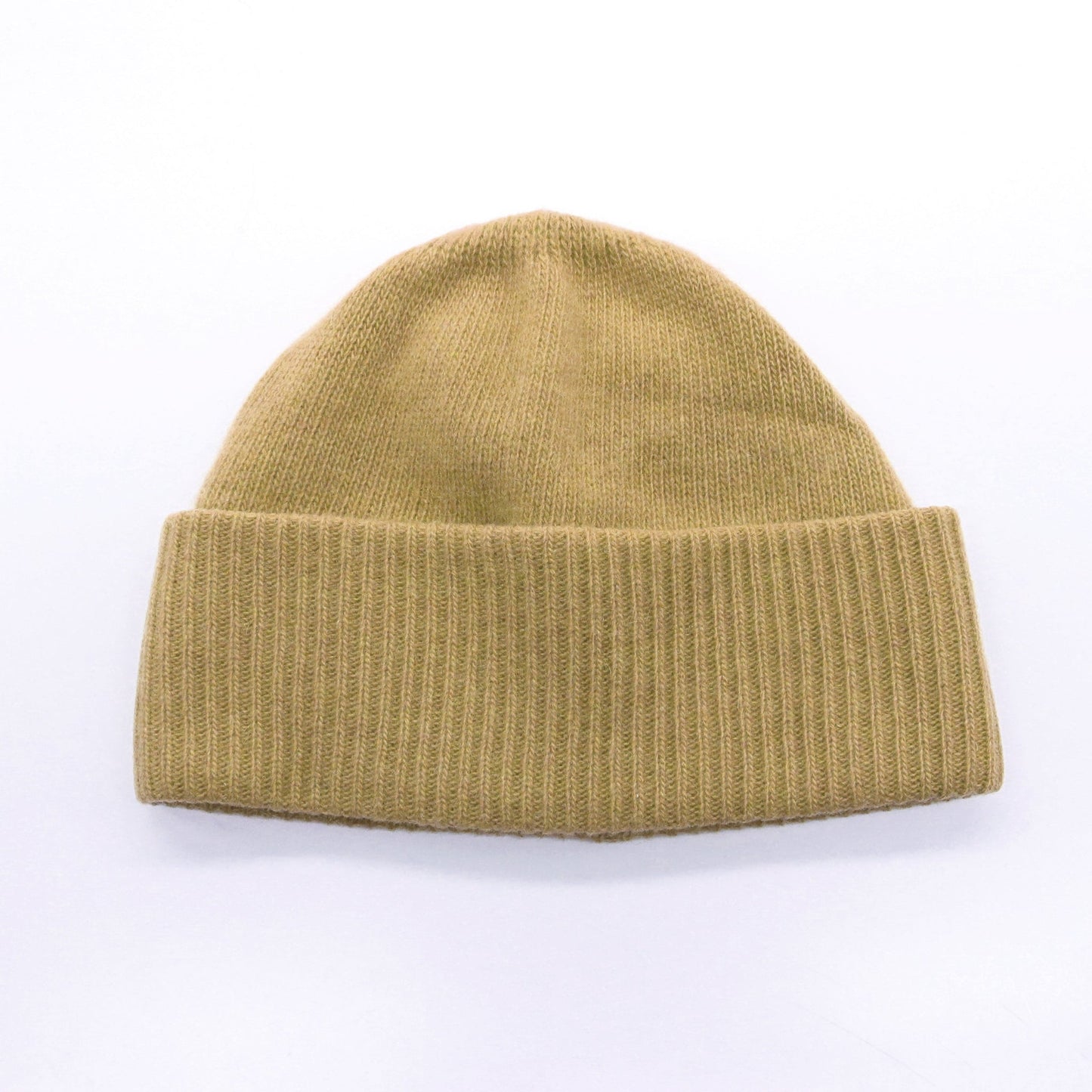 MEN'S BEANIE HAT WITH RIBBED CUFF