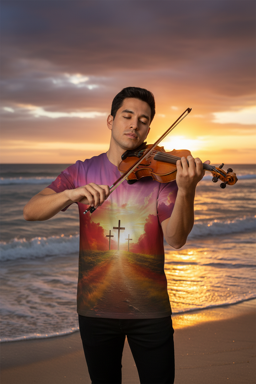 Risen Glory All-Over Print Unisex T-Shirt