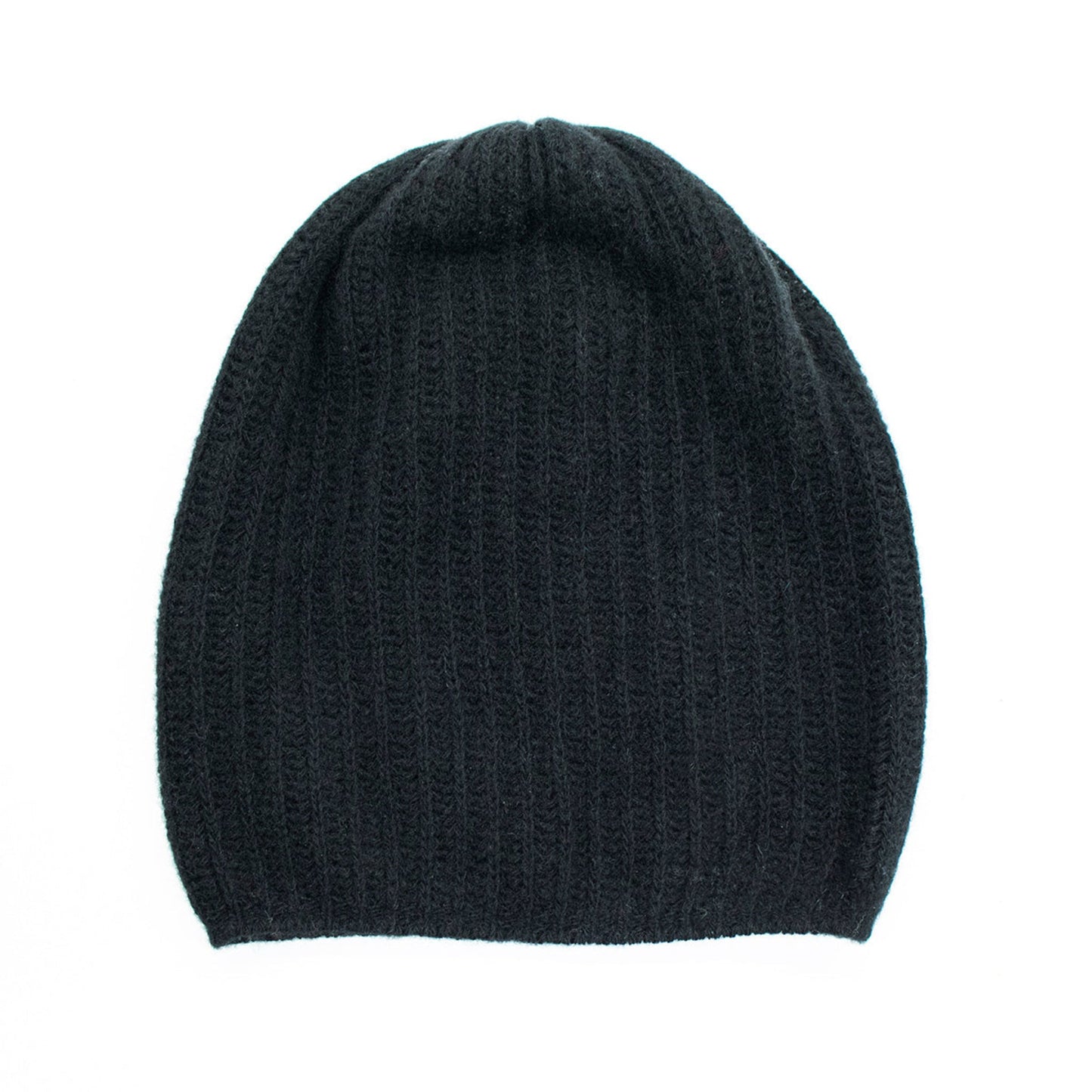 MEN'S CASHMERE SLOUCHY RIBBED HAT