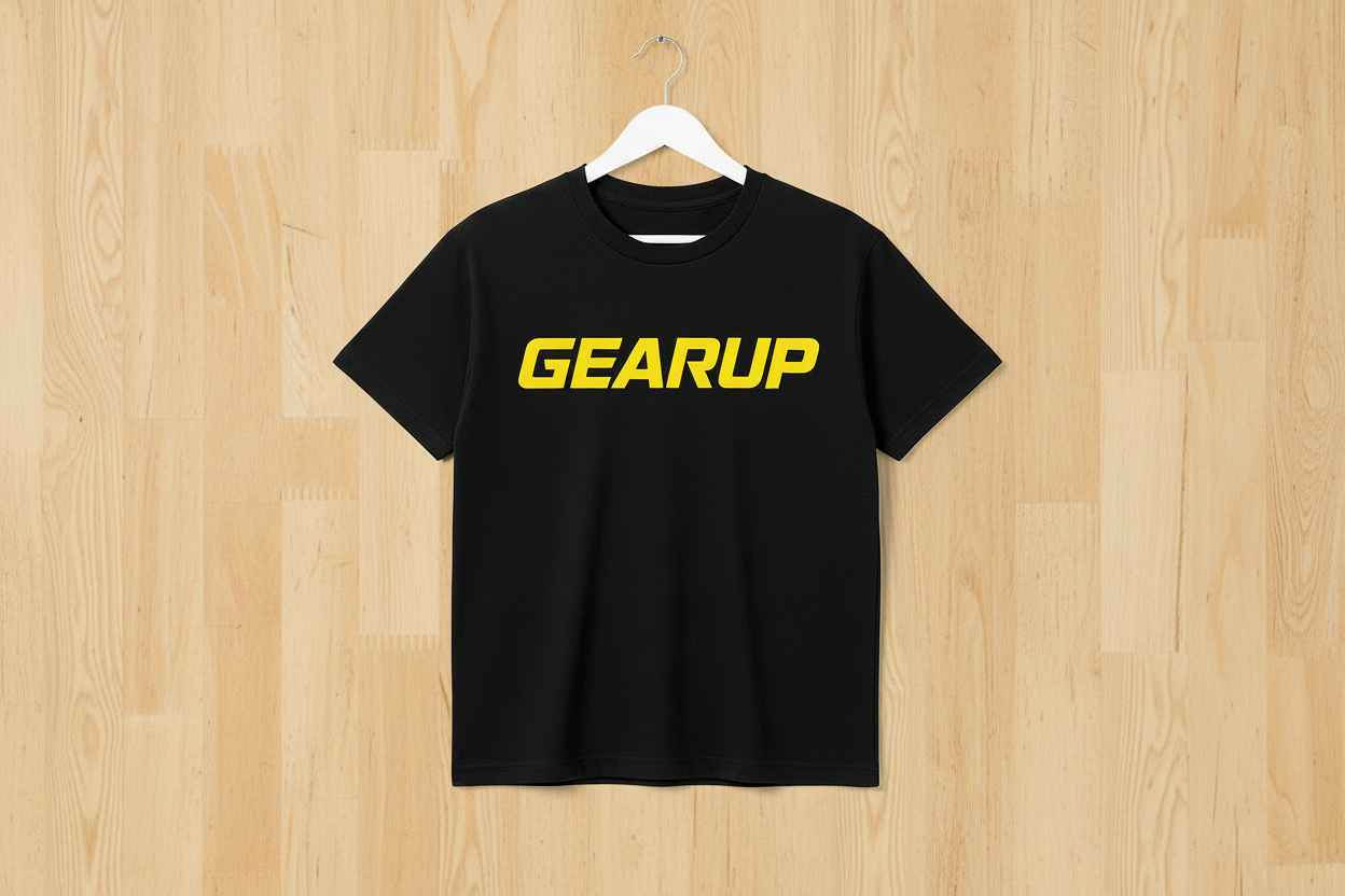 Men's Black Automotive GEARUP T-Shirt