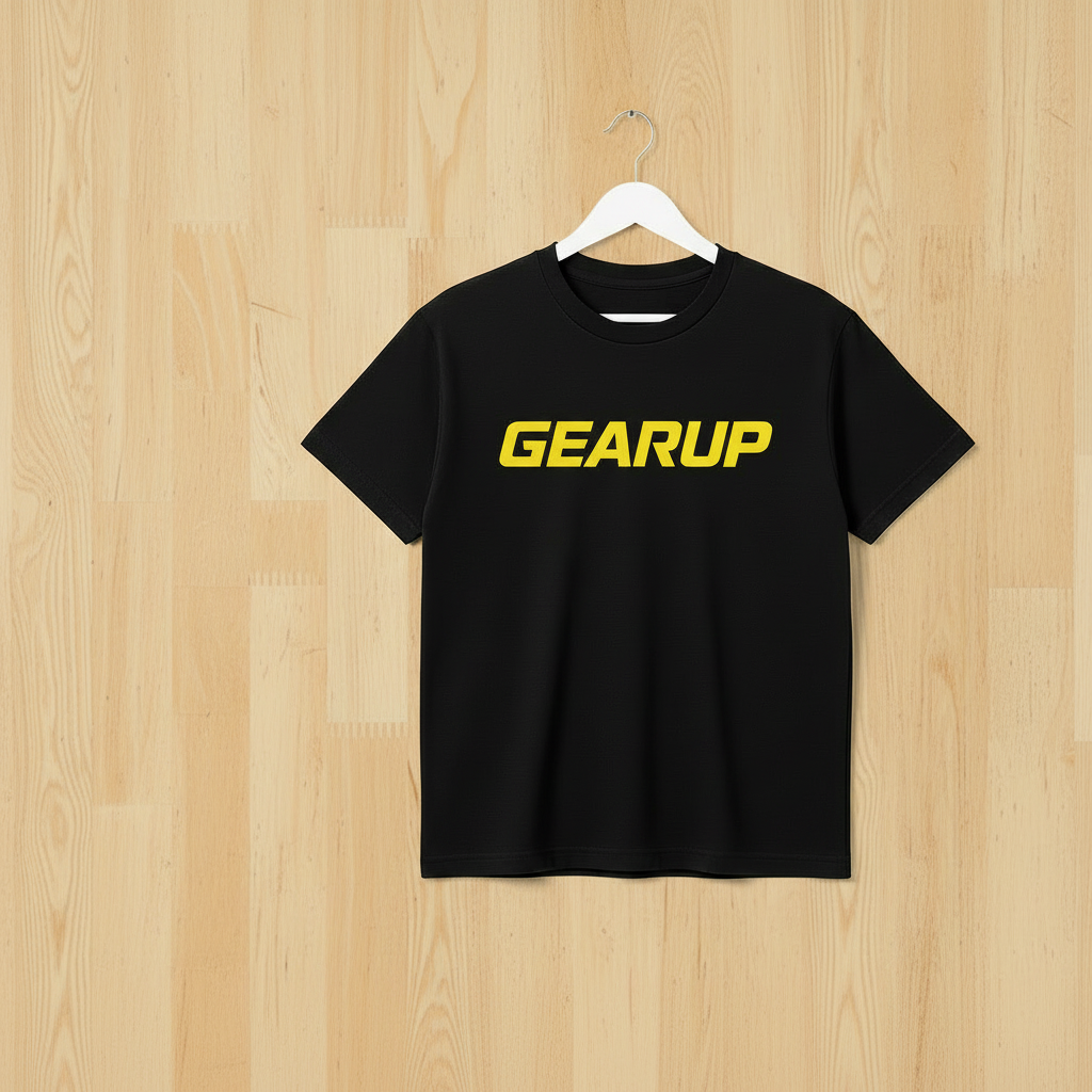 Men's Black Automotive GEARUP T-Shirt