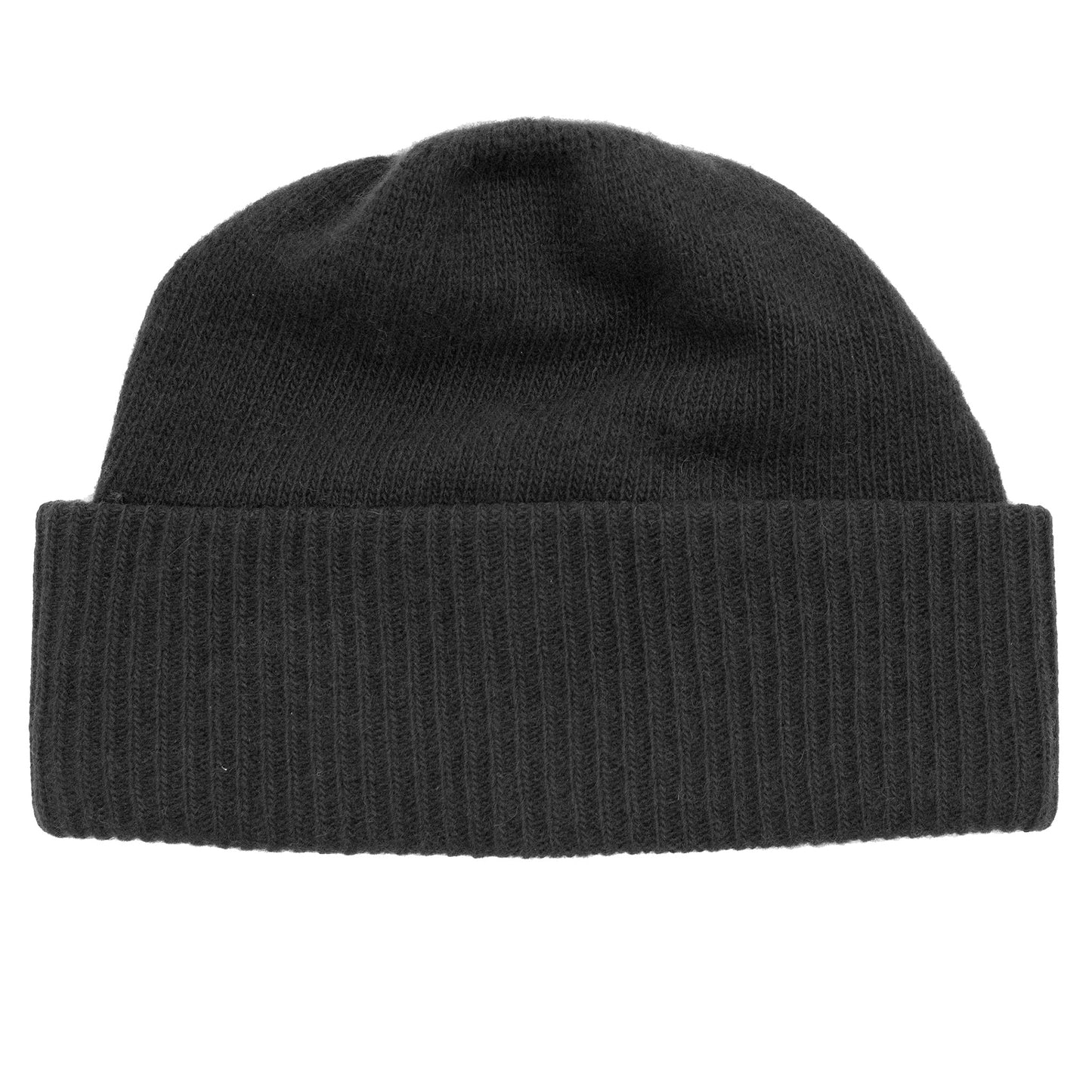 MEN'S BEANIE HAT WITH RIBBED CUFF