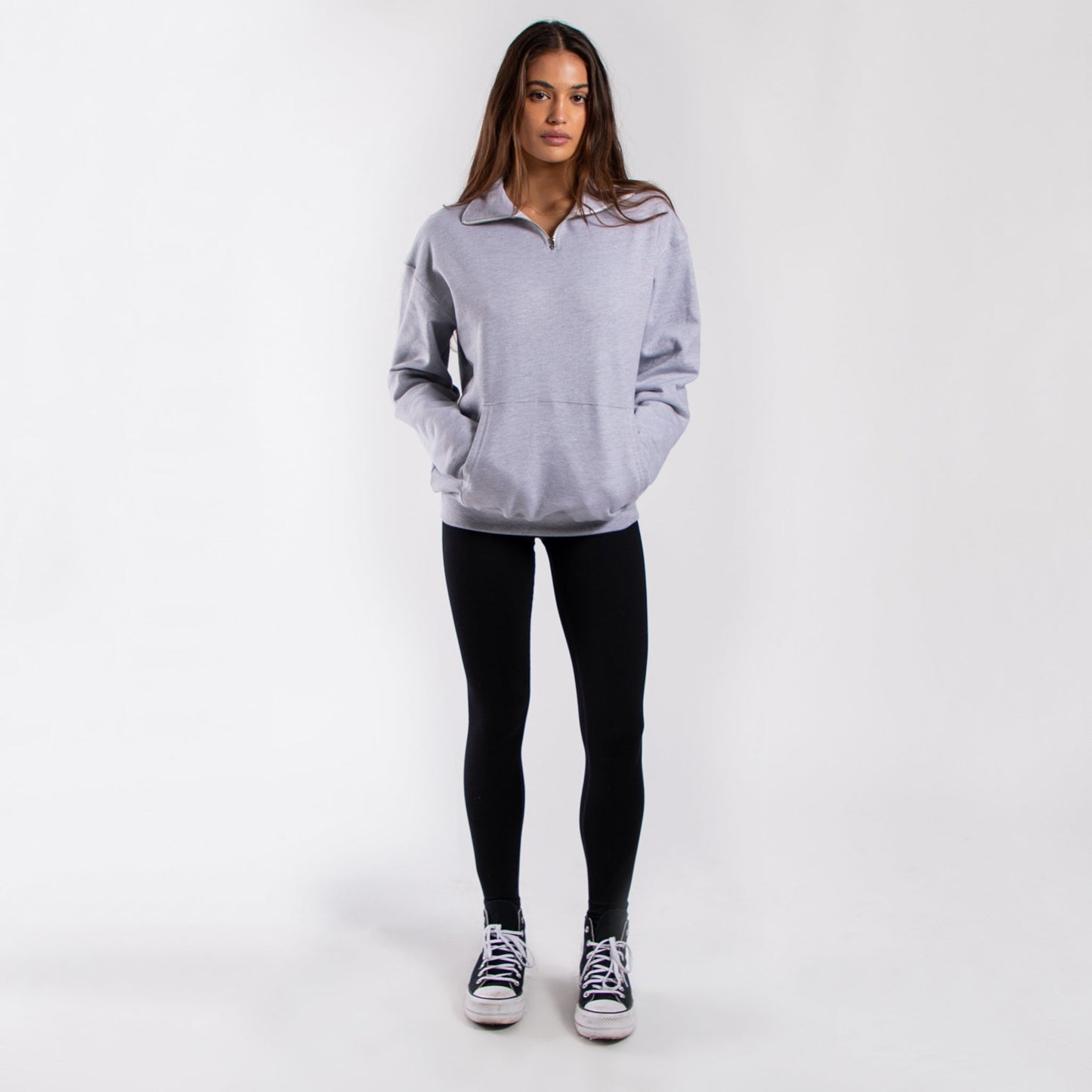 6051 - Women's Quarter Zip Sweatshirt