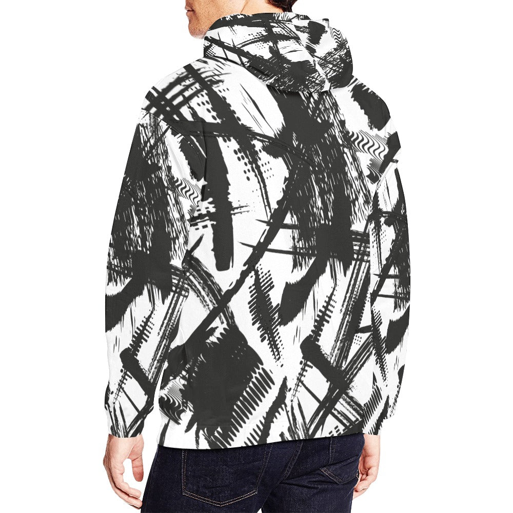 Men's All Over Print Hoodie (USA Size) (Model H13)