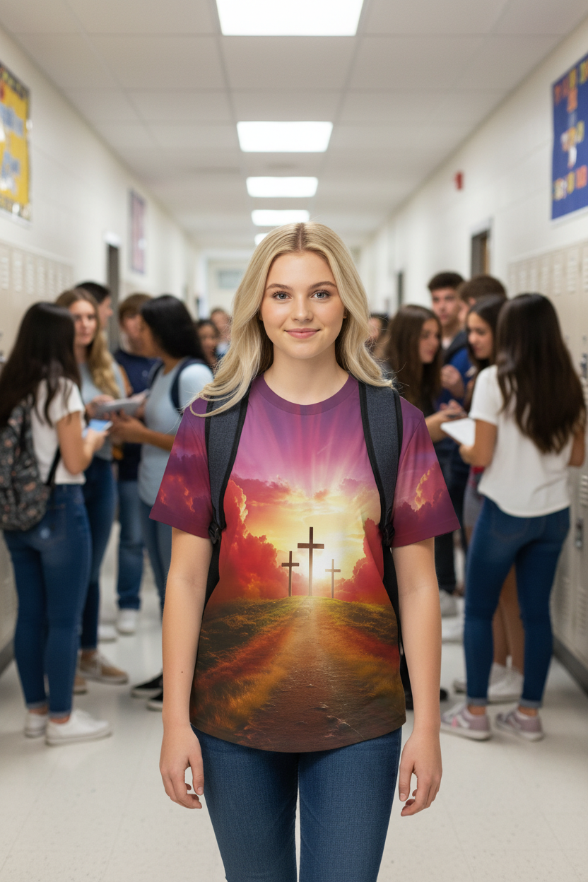 Risen Glory All-Over Print Unisex T-Shirt