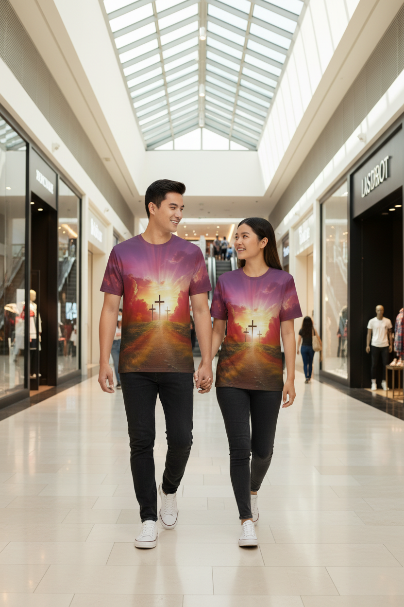 Risen Glory All-Over Print Unisex T-Shirt