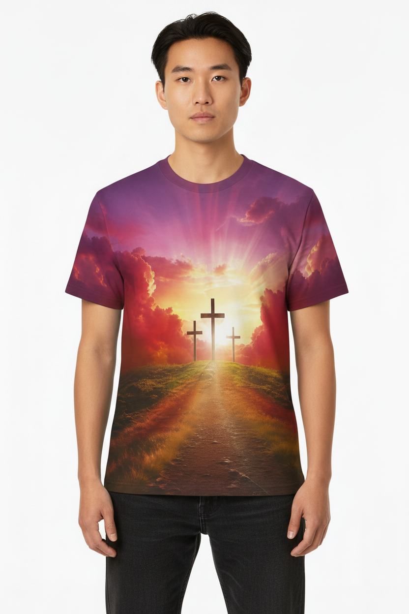 Risen Glory All-Over Print Unisex T-Shirt