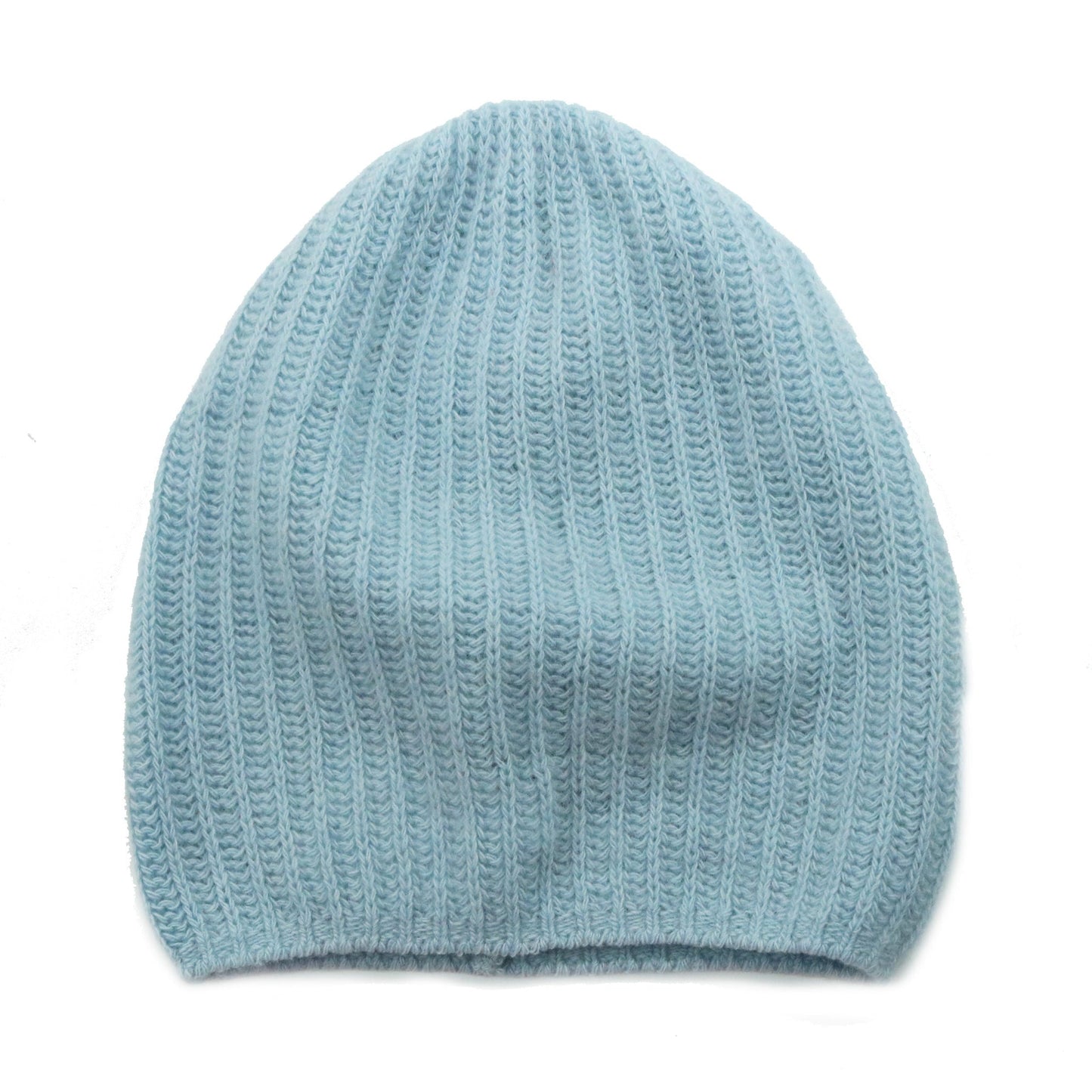 CASHMERE SLOUCHY RIBBED HAT