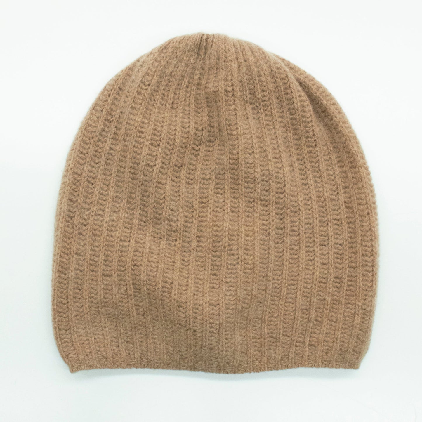 MEN'S CASHMERE SLOUCHY RIBBED HAT