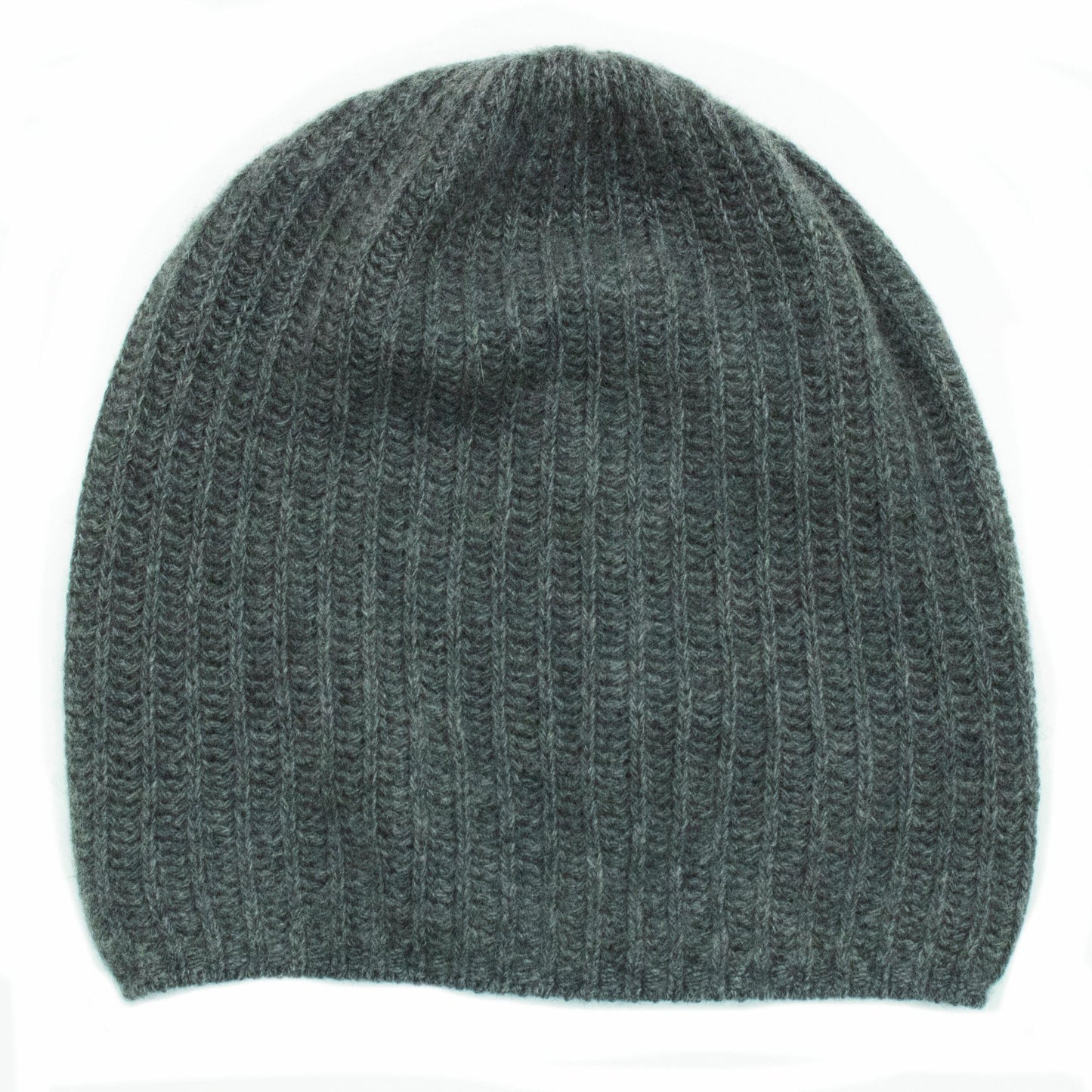 MEN'S CASHMERE SLOUCHY RIBBED HAT