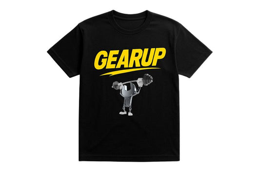Men's Strength & Tools Graphic Tee - Wrench Lifting Weights Design