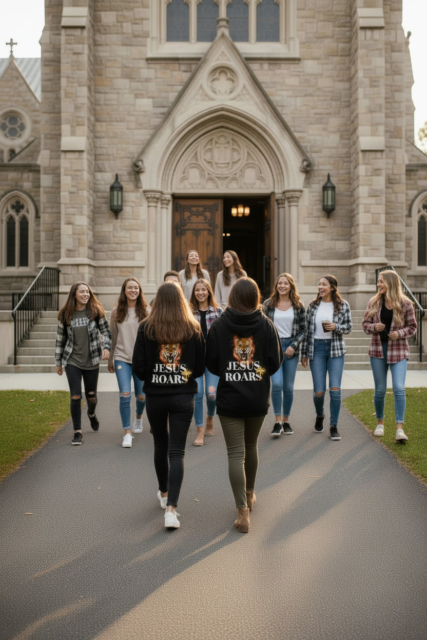 Jesus Roars | Unisex Pullover Hoodie
