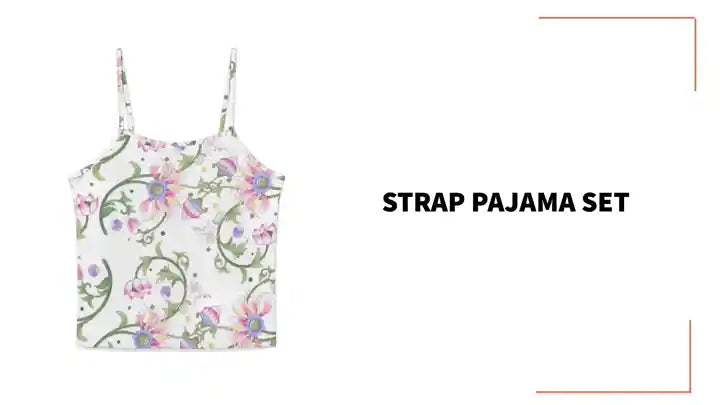Strap pajama Set by@Outfy