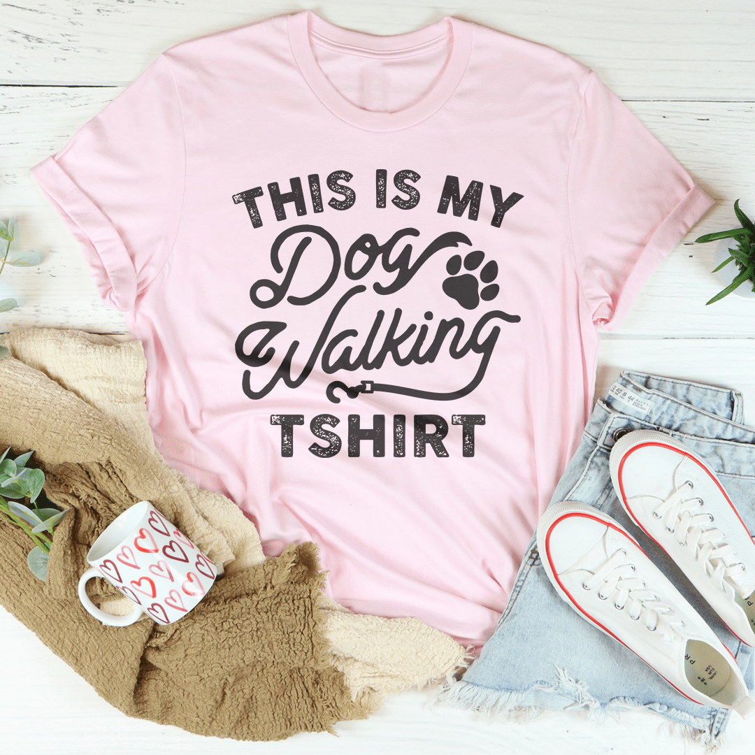 Dog Walking T-Shirt – Gift for Dog Lovers